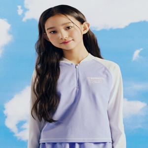 MKF5TR2401 여아 밸런스 어바웃모먼트 반집업 래쉬가드