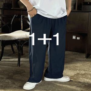 [브리치]  / 1+1 알레스카 아이스 와이드 슬랙스 팬츠