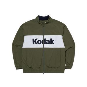 컬러블럭 마이크로플리스 안감형 자켓 KHAKI