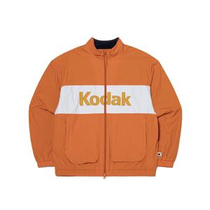 컬러블럭 마이크로플리스 안감형 자켓 ORANGE