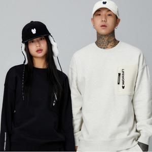 덤블 포켓 맨투맨 (기모안감)_LW224MT120