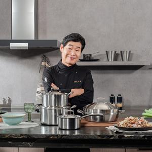 [이연복쉐프의 선택]클래딘 티타니아 316ti 스텐 통5중 냄비세트