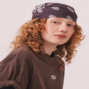 MNS Bandana Scarf Kerchief_Brown