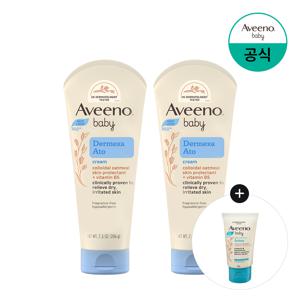 베이비 더멕사 아토 크림 206g x2 +(증)데일리모이스처 로션 30g