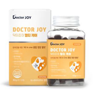 닥터조이 멀티 케어 강아지영양제 종합 올인원 영양제 80g