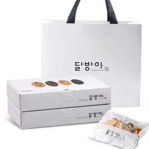 달방아 수제 현미강정+통강정 선물세트<쇼핑백포함>