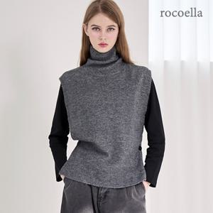 [최초가 39,800원] 벤크 소프트 탐 터틀넥 여성 니트 베스트