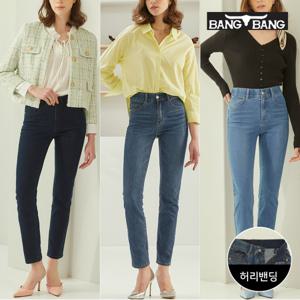 [최초가239,700원]  여성 라이크라 스트레치 데님 3종세트