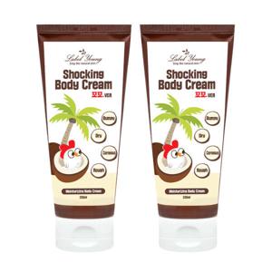 (대용량) 1+1 고보습 쇼킹꼬꼬바디크림  200ml+200ml 최신제조/각질크림 추천/바디케어 로션