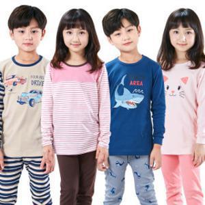 국산 아동 주니어 유아 실내복 상하벌 내의 내복 잠옷