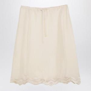 PRADA 아이보리 실크 스커트 P142YROOO1522XHPRADA-F0032