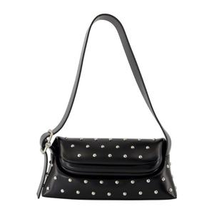 오소이 폴더 브로트 숄더 백 25FB01016253 BLACK STUD