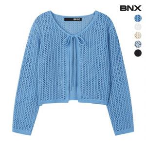 [BNX]펀칭 리본 오픈 가디건 (BW2CD003L0)