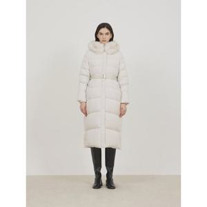 [쥬크]폭스퍼 슬림핏 구스다운 롱패딩 (Z244PSG187)