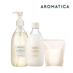 M) 아로마티카 서렌 바디워시 500ml+바디로션 300ml+바디로션리필 300ml