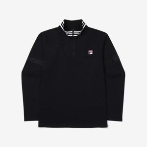 [휠라]반집업 기모 긴팔티 (FS2RLF4301M_BLK)