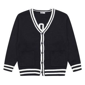 소이 남아 라인 배색 니트 가디건 23S5001_NY
