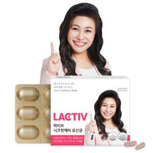 락티브 시크릿케어 여성 유산균 350mg x 30캡슐 2박스