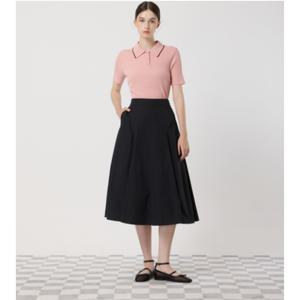 4.[씨씨콜렉트] C252MSD131 백밴딩 플레어 스커트