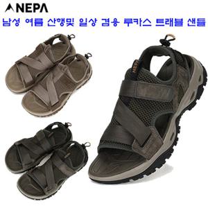 [네파][트레킹화 샌들](7K37672) 남성 여름 국산 루카스 일상 산행겸용 트래블샌들