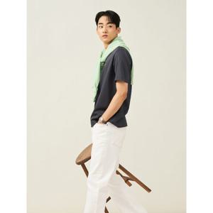 [빈폴멘] 브이넥 반소매 티셔츠  애쉬 (BC5242C314)
