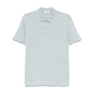 산드로 리넨 폴로 셔츠 SHPTS00378