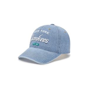 MLB  (3ACPD035N-50BLL) 공용 컬러 데님 언스트럭쳐 볼캡