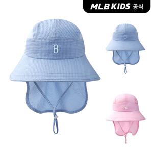 [MLB키즈 공식] 시어서커 와이드 플랩캡 (2color) 7AHTB0253
