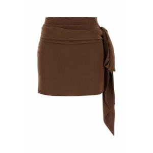 [PRADA] 라프리마 여성 스커트 P142WSOOO12L0 F0HK4 Brown /2