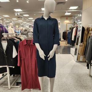 올리비아로렌 HC05 셔츠카라 H라인 원피스 VOCOA3F7321