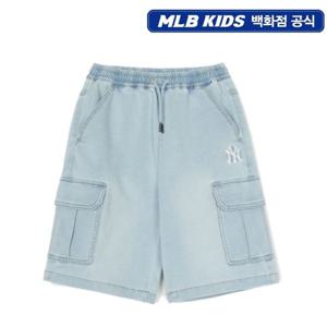 [MLB키즈]져지데님 5부 카고 팬츠 7ADPB0853
