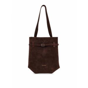 [MANU ATELIER] 라프리마 여성 크로스 바디 가방 숄더 백 미니 토트 du jour 인 스웨이드 2024349DEEPBROWN Brown /8