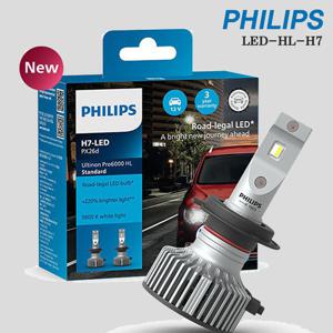 더뉴 i40 살룬 LED전조등 얼티논 PRO6000 H7 필립스 [합법인증 LED]