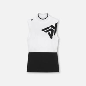 PXG골프조끼 UQC PGFCW4203-01 여성 빅 로고 니트 베스트