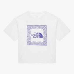 노스페이스키즈 리틀 글램프 반팔 라운드 티(NT7UR12WHT)