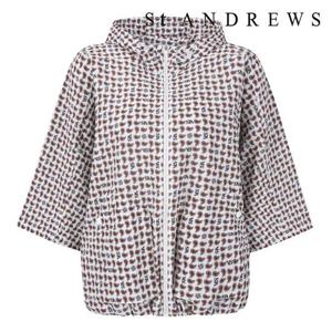 [세인트앤드류스]여성 오버핏 경량 후드 점퍼 (821E2JP202OR)