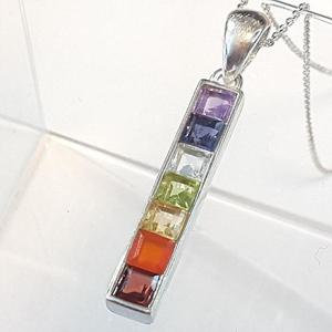 [블루케이] 페리도트 믹스원석 목걸이펜던트240403-20