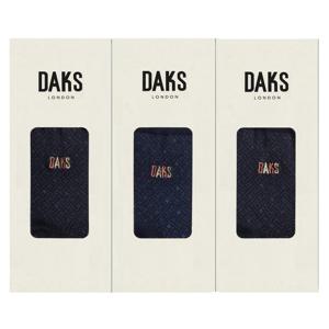 [닥스(양말)]DB25807신사 면중목 격자도트 3족세트