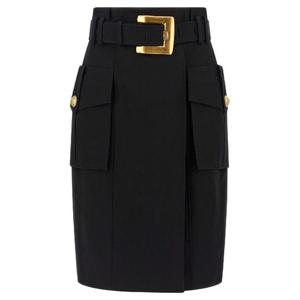 BALMAIN Wrap skirt FF1LC270CF690PA