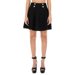 BALMAIN 스케이터 스커트 BF0LB927KF130PA