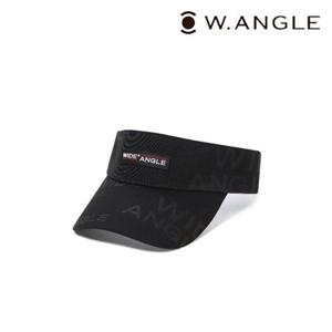 [와이드앵글]   WMU23C02Z1   CO 로고 패턴 썬캡 (Black)
