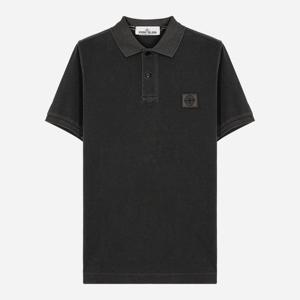 스톤아일랜드 그레이 폴로 반팔 티셔츠 7515 22S67 V0065