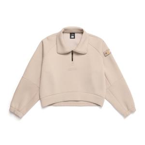 내셔널지오그래픽 N244WSW100 여성 피타 오버핏 반집업 맨투맨 BEIGE