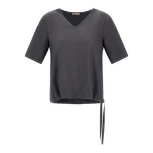 25 FW 에르노 리조트 V넥 티셔츠 BL00015DR12652 TP442863120