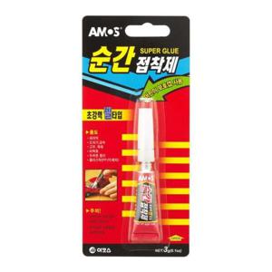 아트박스/이노아트1574 [아모스] 3000 젤타입순간접착제(3g)
