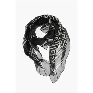 발망 머플러 스카프 XF1XF016CB90GFE Black White