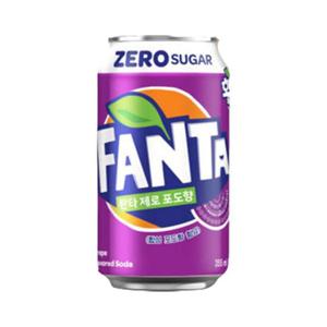 코카-콜라/환타 포도 제로 355ml x 24개