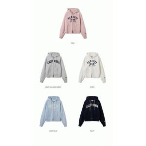 [후아유] 여성 시그니처 패치 집업 / Patch Crop Hood Zip-up WHMZF1111F