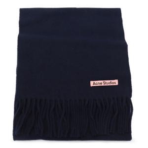아크네 스튜디오 머플러 스카프 CA0218885 NAVY BLUE DOM
