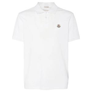 몽클레어 Logo patch cotton piquet polo shirt 82I-3EU027